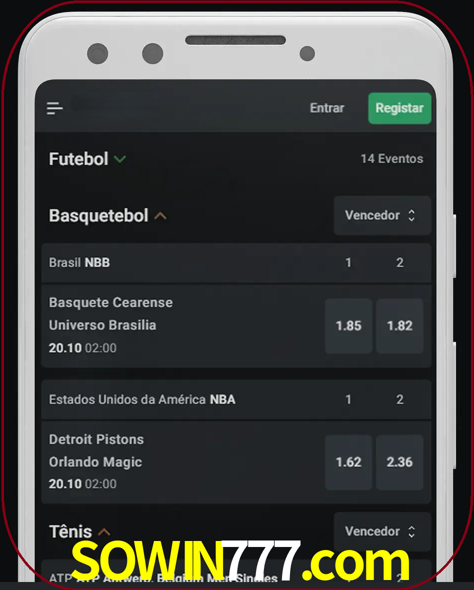 Aposte e assista aos esportes em formato ao vivo.