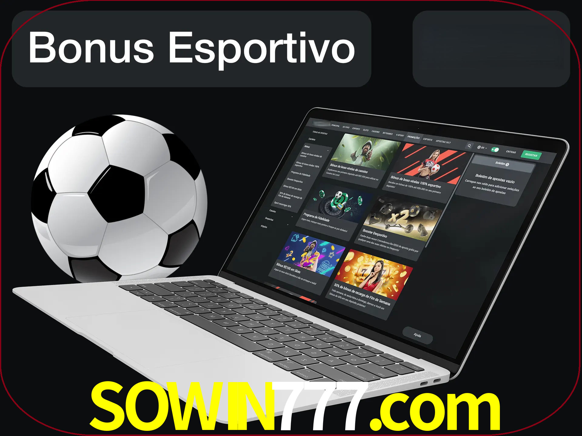 Antes de começar a apostar, use o bônus esportivo.